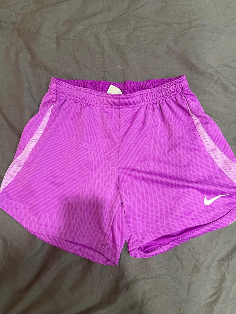 Nike Women's Vibrant Purple Athletic Shorts